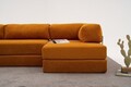 Coltar, Atelier del Sofa, 825BLC5234, Tesatura Chenille, Portocaliu