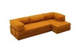 Coltar, Atelier del Sofa, 825BLC5234, Tesatura Chenille, Portocaliu
