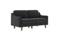 Canapea 2 locuri, Atelier del Sofa, 918CMF1143, Otel, Gri noapte / Nuc