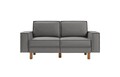 Canapea 2 locuri, Atelier del Sofa, 918CMF1225, Otel, Obsidian / Nuc
