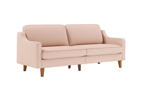 Canapea 3 locuri, Atelier del Sofa, 918CMF1149, Otel, Somon / Nucă