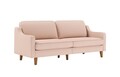 Canapea 3 locuri, Atelier del Sofa, 918CMF1149, Otel, Somon / Nucă