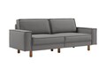 Canapea 3 locuri, Atelier del Sofa, 918CMF1241, Otel, Obsidian / Nuc