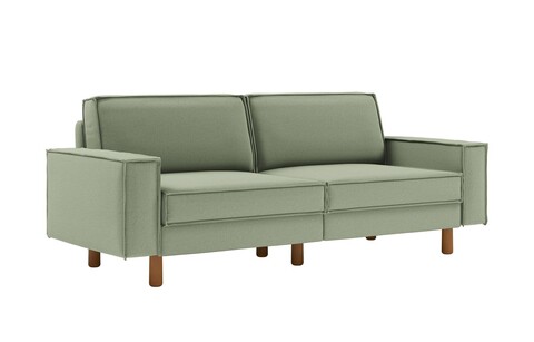 Canapea 3 locuri, Atelier del Sofa, 918CMF1235, Otel, Verde marin / Nuc