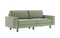 Canapea 3 locuri, Atelier del Sofa, 918CMF1235, Otel, Verde marin / Nuc