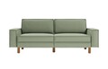Canapea 3 locuri, Atelier del Sofa, 918CMF1235, Otel, Verde marin / Nuc