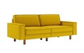 Canapea 3 locuri, Atelier del Sofa, 918CMF1243, Otel, Floarea-soarelui / Nuc