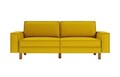 Canapea 3 locuri, Atelier del Sofa, 918CMF1243, Otel, Floarea-soarelui / Nuc