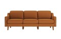 Canapea 3 locuri, Atelier del Sofa, 918CMF1169, Otel, Caramel / Nucă