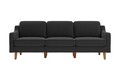 Canapea 3 locuri, Atelier del Sofa, 918CMF1175, Otel, Gri noapte / Nuc