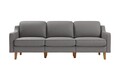 Canapea 3 locuri, Atelier del Sofa, 918CMF1177, Otel, Obsidian / Nuc