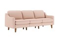 Canapea 3 locuri, Atelier del Sofa, 918CMF1165, Otel, Somon / Nucă