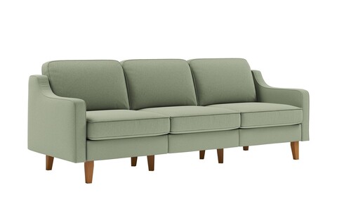 Canapea 3 locuri, Atelier del Sofa, 918CMF1171, Otel, Verde marin / Nuc