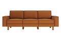 Canapea 3 locuri, Atelier del Sofa, 918CMF1249, Otel, Caramel / Nucă