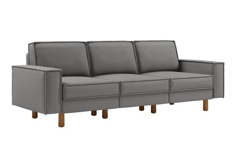 Canapea 3 locuri, Atelier del Sofa, 918CMF1257, Otel, Obsidian / Nuc