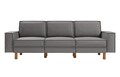 Canapea 3 locuri, Atelier del Sofa, 918CMF1257, Otel, Obsidian / Nuc