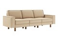 Canapea 3 locuri, Atelier del Sofa, 918CMF1247, Otel, Nisip / Nuc