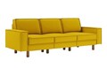 Canapea 3 locuri, Atelier del Sofa, 918CMF1259, Otel, Floarea-soarelui / Nuc