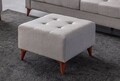 Taburet, Atelier del Sofa, 752EST1902, Lemn de carpen;PAL, Crem