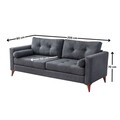 Canapea 3 locuri, Atelier del Sofa, 752EST1105, Lemn de carpen;PAL, Antracit