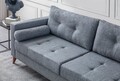 Canapea 3 locuri, Atelier del Sofa, 752EST1106, Lemn de carpen;PAL, Gri