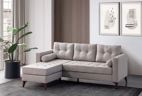 Coltar, Atelier del Sofa, 752EST1303, Lemn de carpen;PAL, Crem