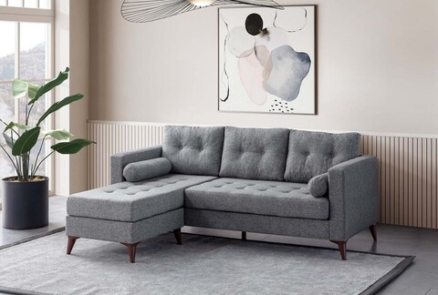 Coltar, Atelier del Sofa, 752EST1302, Lemn de carpen;PAL, Gri