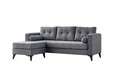 Coltar, Atelier del Sofa, 752EST1302, Lemn de carpen;PAL, Gri