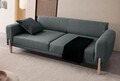 Canapea extensibila 3 locuri, Atelier del Sofa, 752EST1126, Lemn de carpen;PAL, Antracit