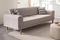 Canapea extensibila 3 locuri, Atelier del Sofa, 752EST1128, Lemn de carpen;PAL, Crem