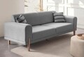 Canapea extensibila 3 locuri, Atelier del Sofa, 752EST1127, Lemn de carpen;PAL, Gri