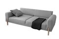 Canapea extensibila 3 locuri, Atelier del Sofa, 752EST1127, Lemn de carpen;PAL, Gri