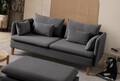 Canapea 3 locuri, Atelier del Sofa, 752EST1101, Lemn de carpen;PAL, Antracit