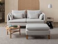 Canapea 3 locuri, Atelier del Sofa, 752EST1104, Lemn de carpen;PAL, Crem