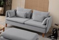 Canapea 3 locuri, Atelier del Sofa, 752EST1102, Lemn de carpen;PAL, Gri