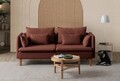 Canapea 3 locuri, Atelier del Sofa, 752EST1103, Lemn de carpen;PAL, Caramiziu