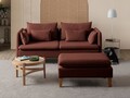 Canapea 3 locuri, Atelier del Sofa, 752EST1103, Lemn de carpen;PAL, Caramiziu