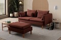 Canapea 3 locuri, Atelier del Sofa, 752EST1103, Lemn de carpen;PAL, Caramiziu