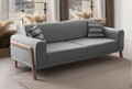 Canapea 3 locuri, Atelier del Sofa, 752EST1117, Lemn de carpen;PAL, Gri