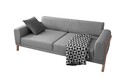 Canapea 3 locuri, Atelier del Sofa, 752EST1117, Lemn de carpen;PAL, Gri