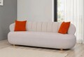 Canapea 3 locuri, Atelier del Sofa, 752EST1107, Lemn de carpen;PAL, Alb
