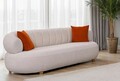 Canapea 3 locuri, Atelier del Sofa, 752EST1107, Lemn de carpen;PAL, Alb