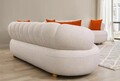 Canapea 3 locuri, Atelier del Sofa, 752EST1107, Lemn de carpen;PAL, Alb