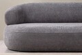 Canapea 3 locuri, Atelier del Sofa, 752EST1114, Lemn de carpen;PAL, Gri inchis