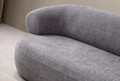 Canapea 3 locuri, Atelier del Sofa, 752EST1114, Lemn de carpen;PAL, Gri inchis