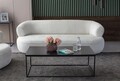 Canapea 3 locuri, Atelier del Sofa, 752EST1112, Lemn de carpen;PAL, Alb