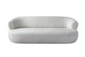 Canapea 3 locuri, Atelier del Sofa, 752EST1112, Lemn de carpen;PAL, Alb
