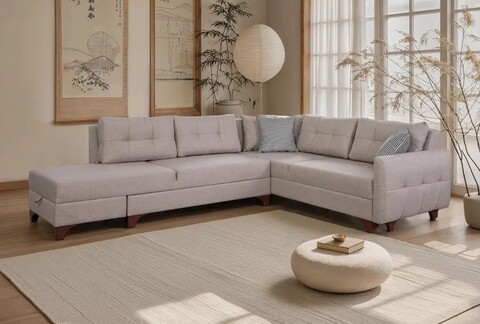 Coltar, Atelier del Sofa, 752EST1309, Lemn de carpen;PAL, Crem