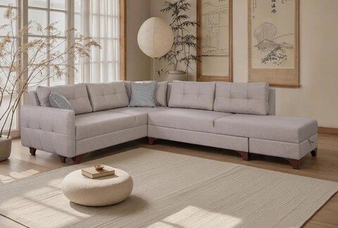 Coltar, Atelier del Sofa, 752EST1308, Lemn de carpen;PAL, Crem