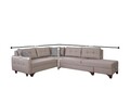 Coltar, Atelier del Sofa, 752EST1308, Lemn de carpen;PAL, Crem